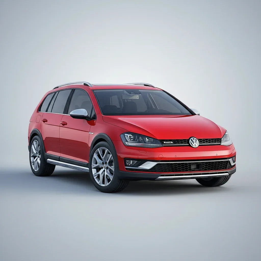 Covorase Tip Tavita Compatibile Volkswagen Golf (VII Alltrack, BA5, BV5) 2014-2017 , Red