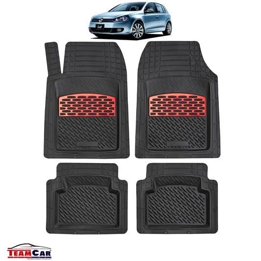 Covorașe Auto TeamCar® Tip Tăviță Volkswagen Golf VI (2008–2012) - Hatchback Red - 221.ro