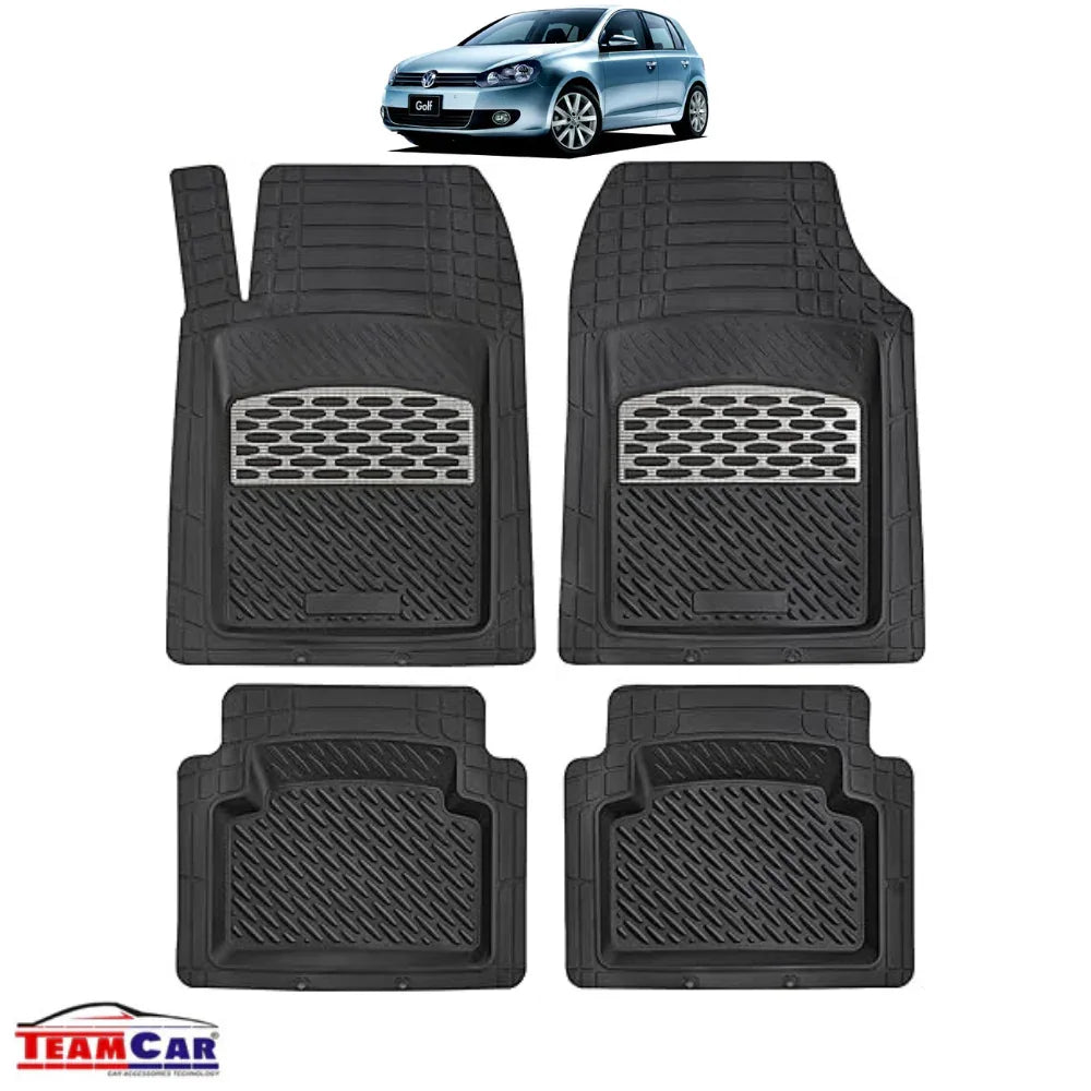 Covorașe Auto TeamCar® Tip Tăviță Volkswagen Golf VI (2008–2012) - Hatchback Silver - 221.ro