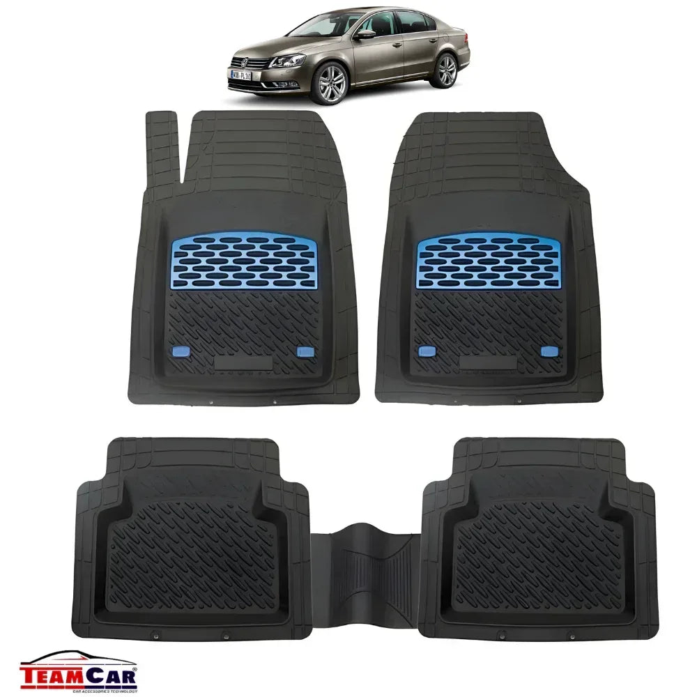 Covorase Auto TeamCar® Tip Tavita Compatibile Volkswagen Passat B7 Sedan (2010–2014) Blue - 221.ro