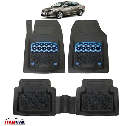 Covorase Auto TeamCar® Tip Tavita Compatibile Volkswagen Passat B7 Sedan (2010–2014) Blue - 221.ro