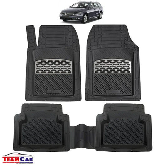 Volkswagen Passat B7 Variant Covorase Auto TeamCar® Tip Tavita Compatibile (2010–2014) Silver - 221.ro