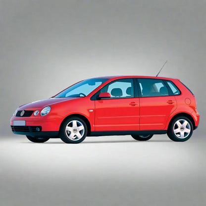 Volkswagen Polo IV Covorașe TeamCar® Tip Tăviță Compatibile (2001–2009) - Red - 221.ro