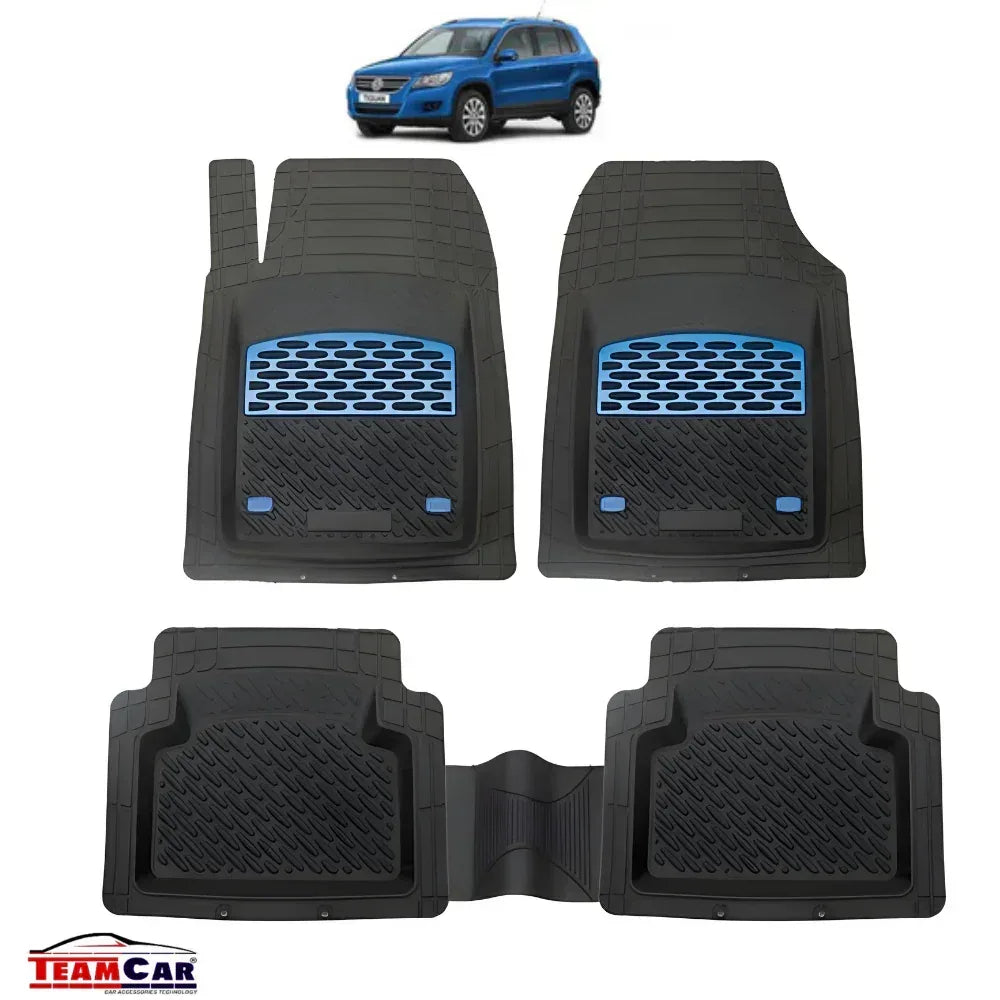 Covorase Auto TeamCar® Tip Tavita Compatibile Volkswagen Tiguan AD1 SUV (2007–2016) BLUE - 221.ro