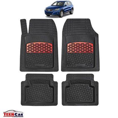 Covorașe Auto TeamCar® Tip Tăviță Compatibile Volkswagen Tiguan I (2007–2016) - Suv Red - 221.ro
