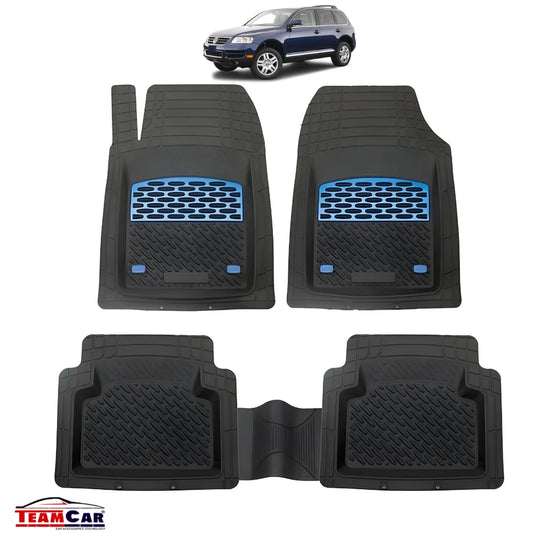Volkswagen Touareg Covorașe Auto TeamCar® Tip Tăviță Compatibile (2002–2010) - Blue