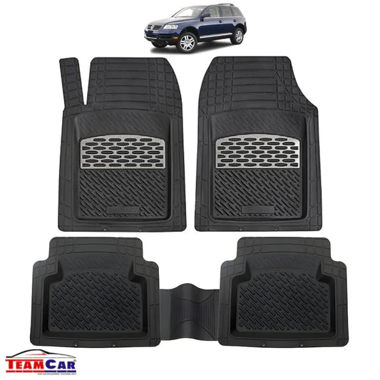 Volkswagen Touareg Covorașe Auto TeamCar® Tip Tăviță Compatibile (2002–2010) - Silver - 221.ro