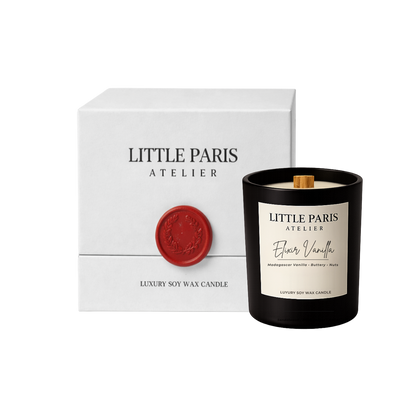 Lumânare parfumată Elixir Vanilla - Vanilie de Madagascar • Nucşoara • Unt