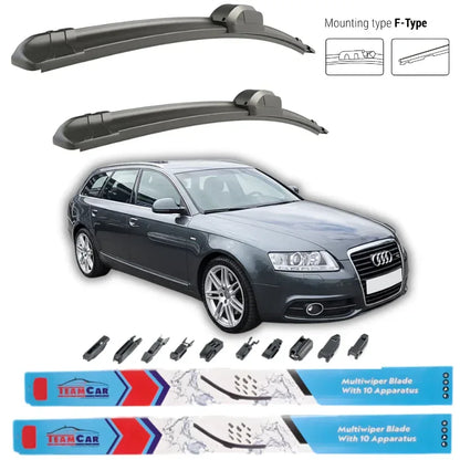 Stergatoare Audi A6 Avant (C6,4F5) 2009-2011 – Set fata Flat - 221.ro