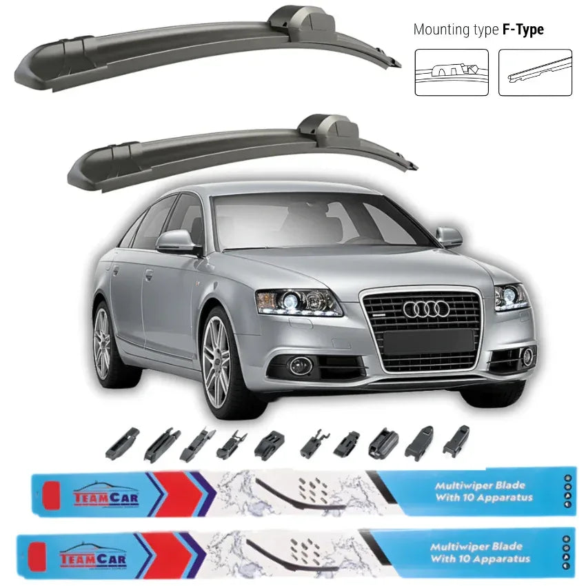 Stergatoare Audi A6 SEDAN (C6, 4F2) 2009-2011 – Set fata Flat - 221.ro
