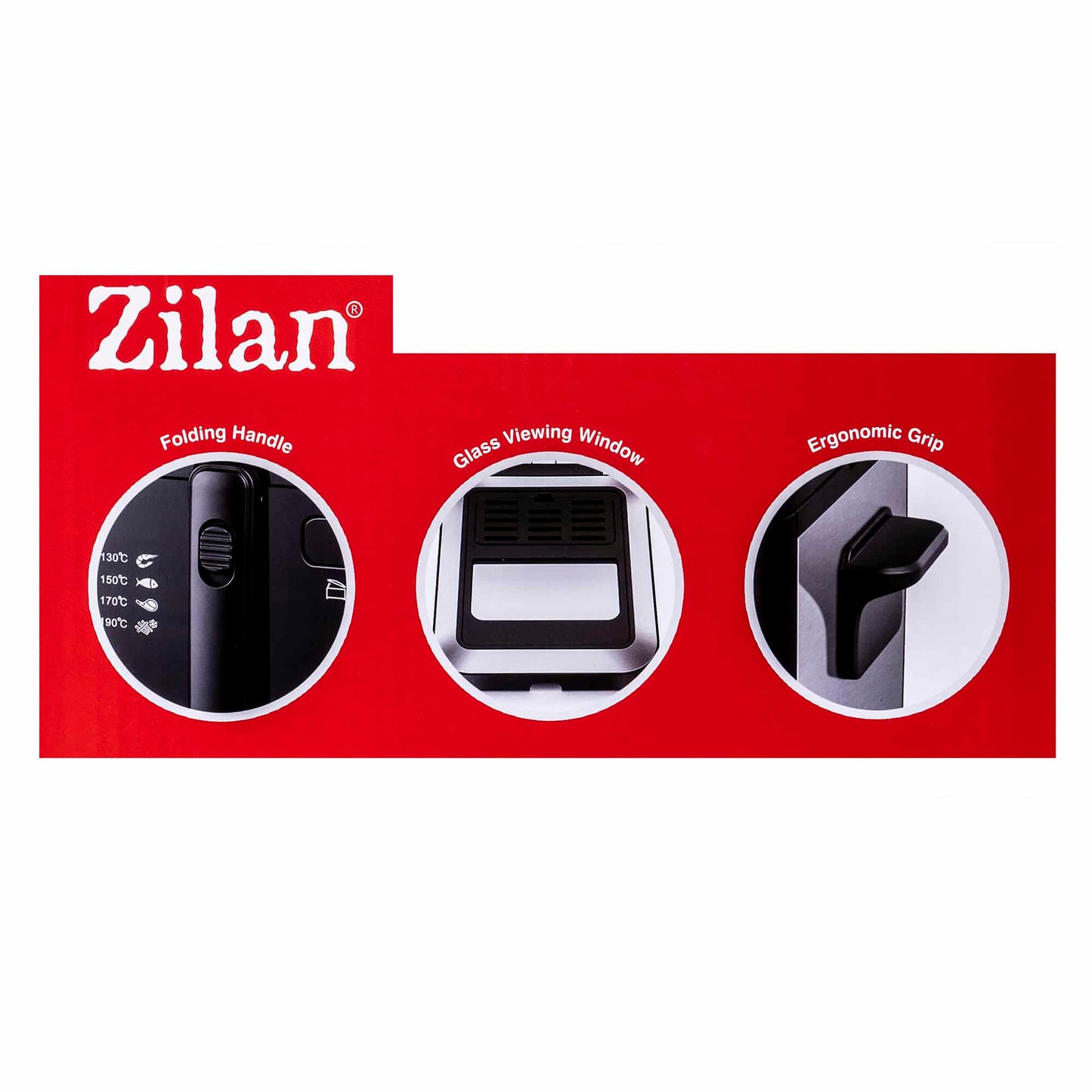 Friteuza, putere 1600W, capacitate ulei 2.5L / ZLN 0010