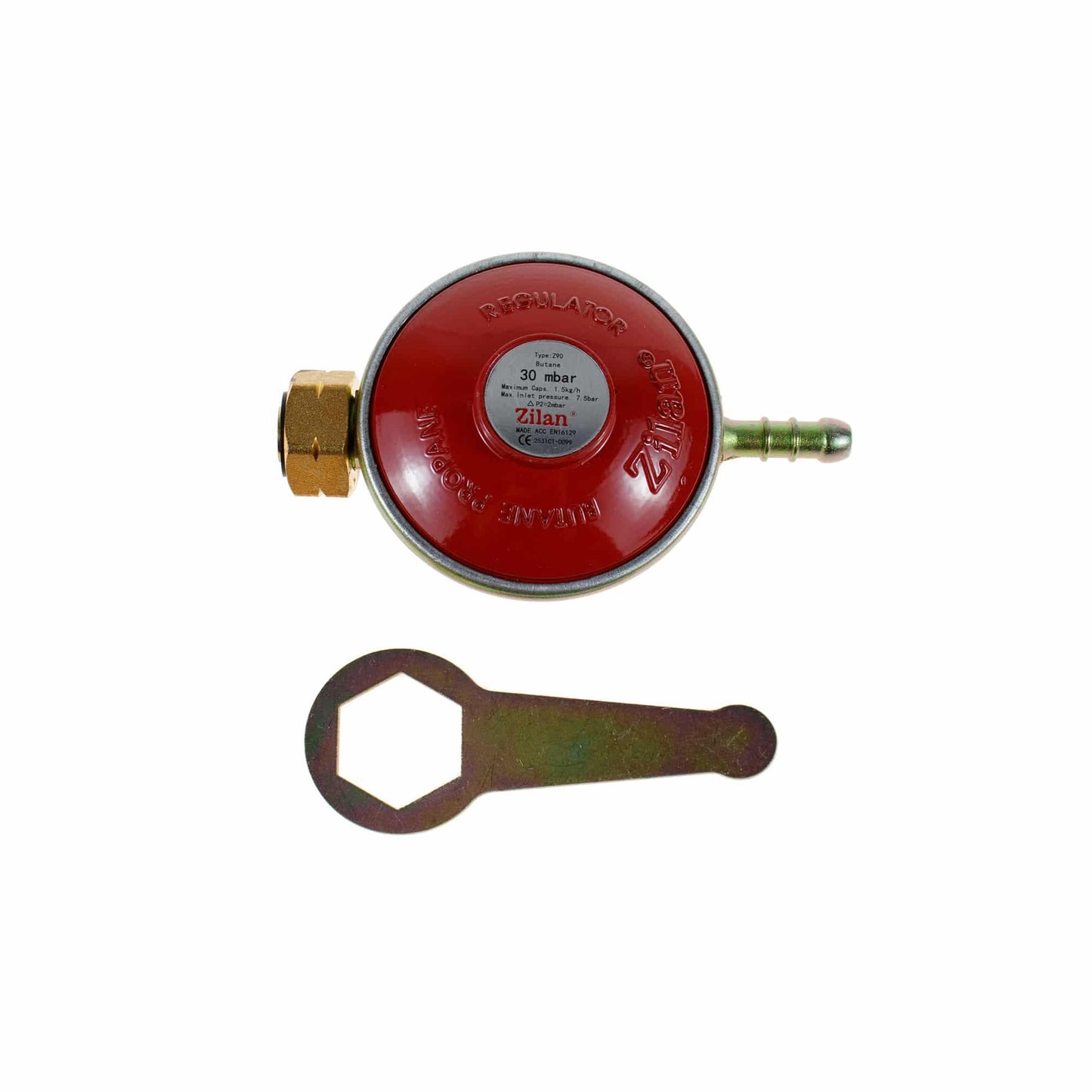 Pachet aragaz 2 ochiuri, 58x29 cm, plus (ceas pentru butelie, 2 m furtun pentru gaz, 3 coliere pentru furtun, aprinzator) ZLN 0025W_A - 221.ro