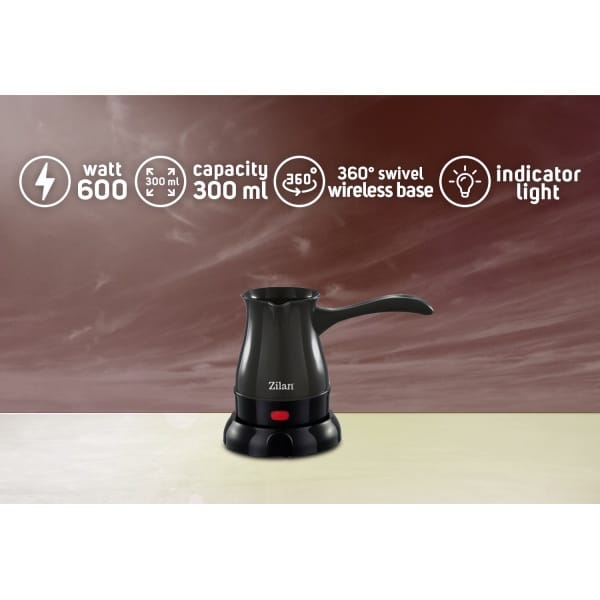 Ibric electric, putere 600W, capacitate 300ml, mov ZILAN / ZLN 0189