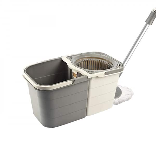 Mop rotativ 360grade, cu doua recipiente  pentru apa, LISA / ZLN 0792