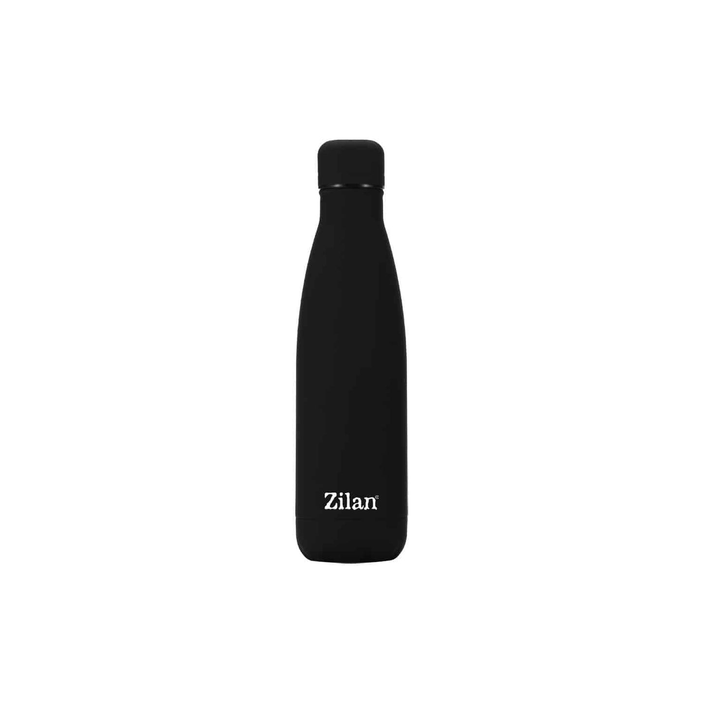 Termos tip sticla, interior inox, capacitate 500ml ZILAN, negru / ZLN 0820