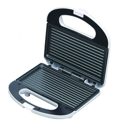 Sandwich maker, putere 750W, placa de tip grill, antiaderenta, indicator luminos, alb / ZLN 0830