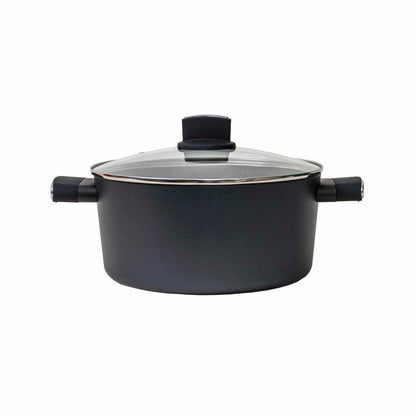 Oala cu capac de sticla, ECO cu diametru de 24 cm, capacitate 3L / ZLN 0843