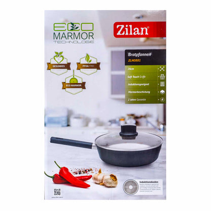 Tigaie adanca din aluminiu cu capac, 26cm / ZLN 0881