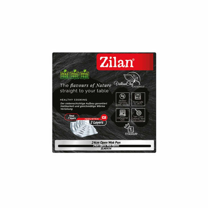 Tigaie wok ZILAN din ceramica, antiaderenta, diametru 28cm / ZLN 0934