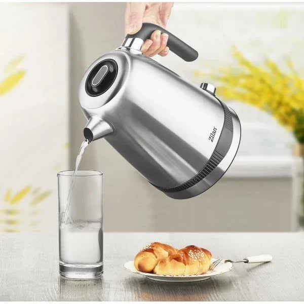 Fierbator electric din inox, digital, putere 2200 W, 7 niveluri intre 40 - 100 grade celsius si functie de mentinere a temperaturii / ZLN 1000 - 221.ro