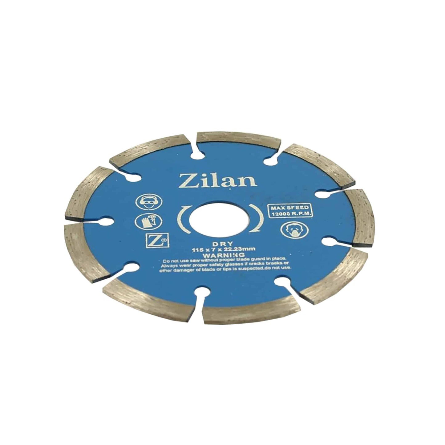 Disc diamentat segmentat 115x7x22.23mm / ZLN 1045