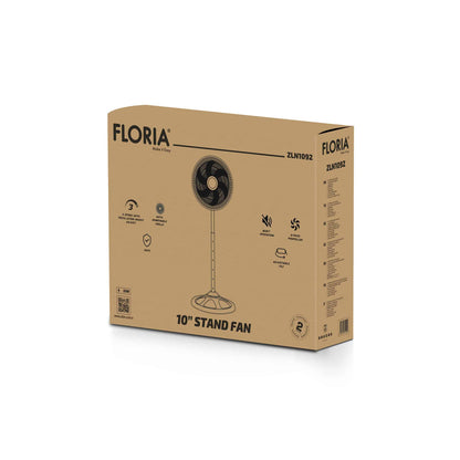 Ventilator cu picior, 3 trepte de viteza, putere 55W FLORIA / ZLN 1092