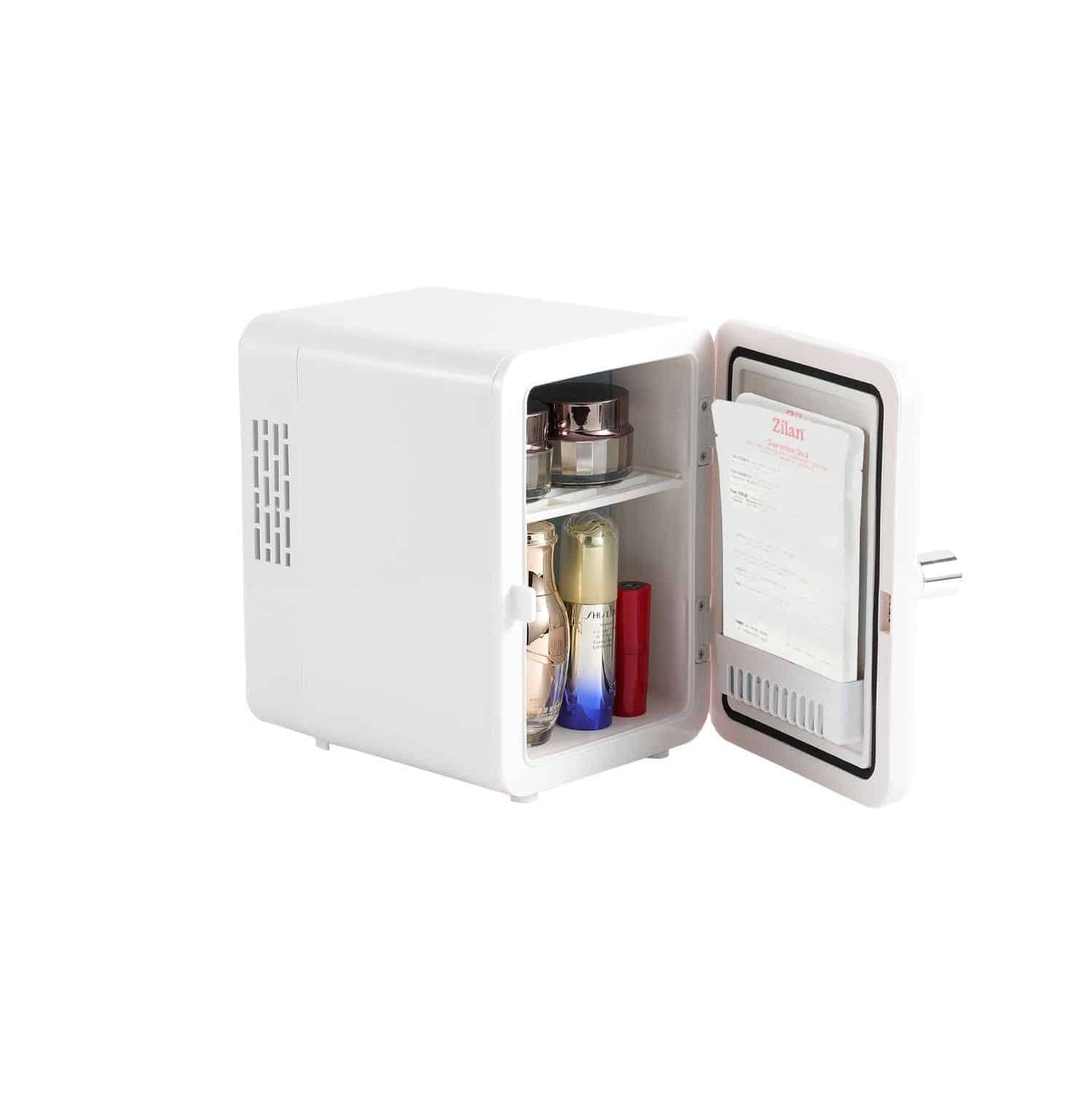 Mini frigider Zilan cu maner, putere 36w, capacitate 4l, alb / ZLN 1153