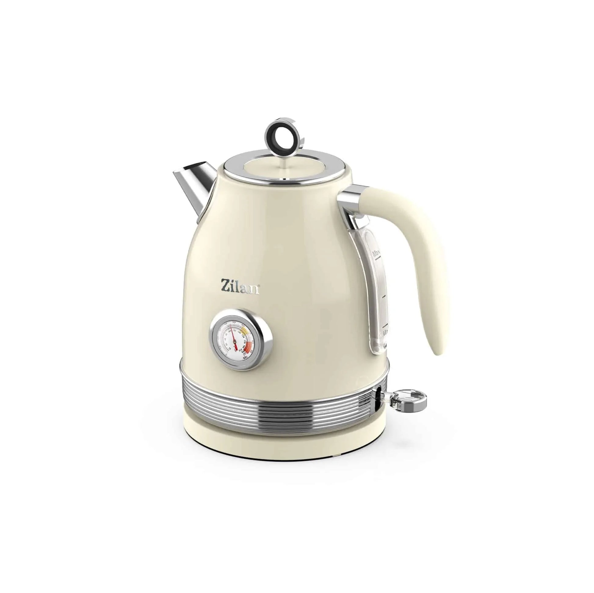 Fierbator RETRO, capacitate 1.7l, Putere 2200W, rotire 360, crem ZILAN / ZLN 1184 - 221.ro