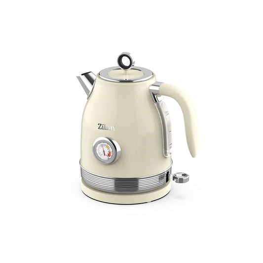 Fierbator RETRO, capacitate 1.7l, Putere 2200W, rotire 360, crem ZILAN / ZLN 1184 - 221.ro