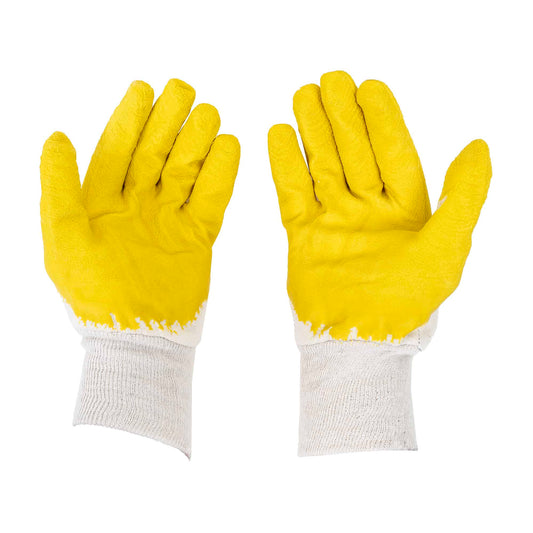 Set 12 buc, manusi progrip galben / ZLN 1410_1