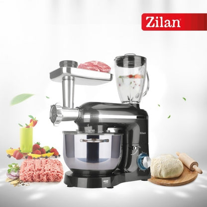 Mixer, blender si masina de tocat, 6+1 nivele de control al vitezei, putere 1400W / ZLN 1772