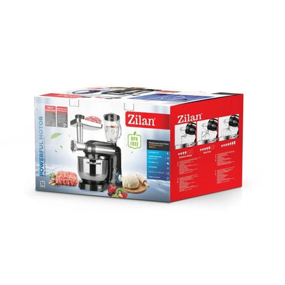 Mixer, blender si masina de tocat, 6+1 nivele de control al vitezei, putere 1400W / ZLN 1772