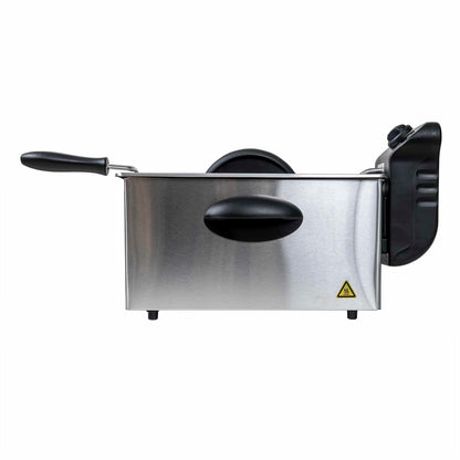 Friteuza din inox, putere 2180W, capacitate 3L, termostat reglabil / ZLN 1819