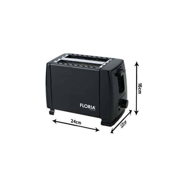 Prajitor de paine, putere 700W, cu 7 nivele de control al temperaturii, buton de oprire / ZLN 1826 - 221.ro