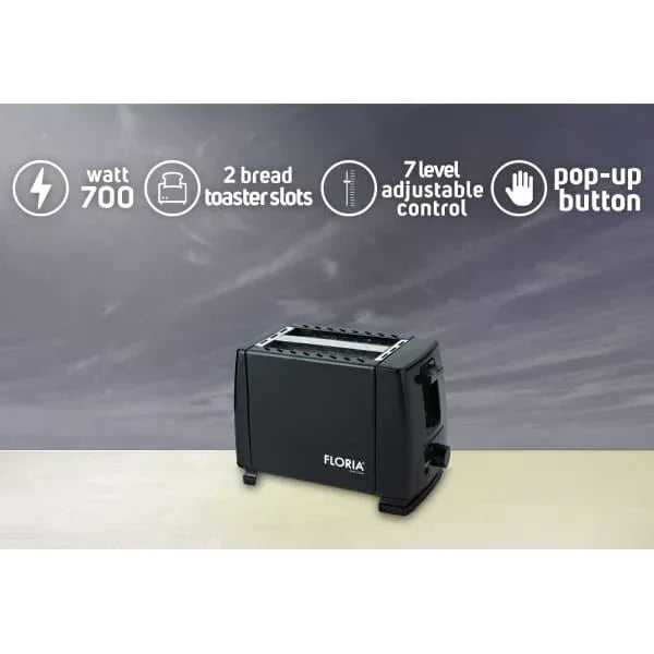 Prajitor de paine, putere 700W, cu 7 nivele de control al temperaturii, buton de oprire / ZLN 1826 - 221.ro