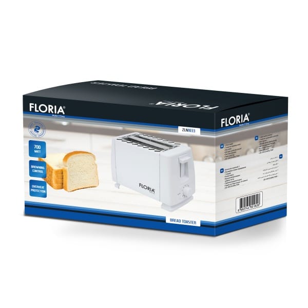 Prajitor de paine, putere 700W, cu 7 nivele de control al temperaturii, buton de oprire / ZLN 1833