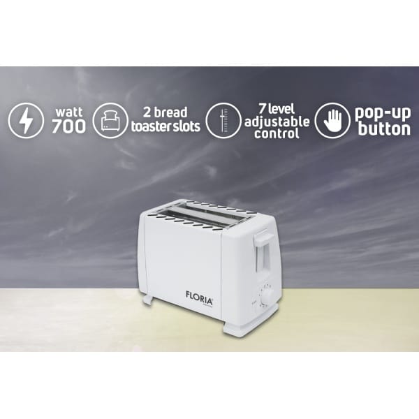 Prajitor de paine, putere 700W, cu 7 nivele de control al temperaturii, buton de oprire / ZLN 1833