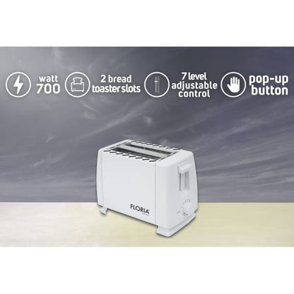 Prajitor de paine, putere 700W, cu 7 nivele de control al temperaturii, buton de oprire / ZLN 1833