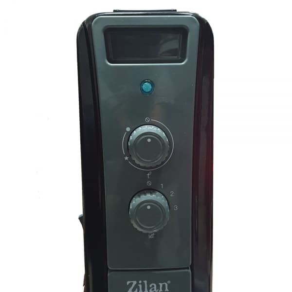 Calorifer electric cu ulei, termostat reglabil, putere 2500W, 11 elementi, negru / ZLN 1963