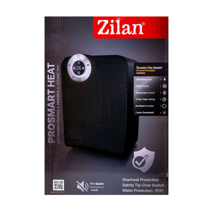 Aeroterma ceramica, putere 1800W, motor din cupru, rezistenta la apa IPX1, display / ZLN 2021