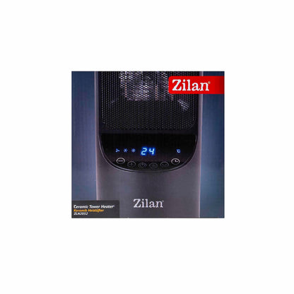 Aeroterma ceramica turn, putere 2000W, timer 12H, 2 trepte de viteza, cu telecomanda / ZLN 2052