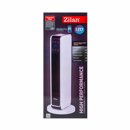 Aeroterma ceramica turn, putere 2200W, Ecran cu atungere Timer 8H / ZLN 2069