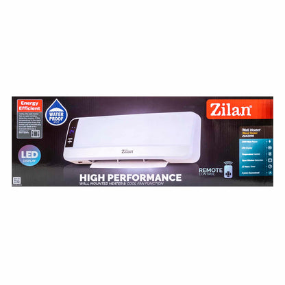 Aeroterma de perete, putere 2000W, 2 trepte de viteza, timer 12H, cu telecomanda / ZLN 2090