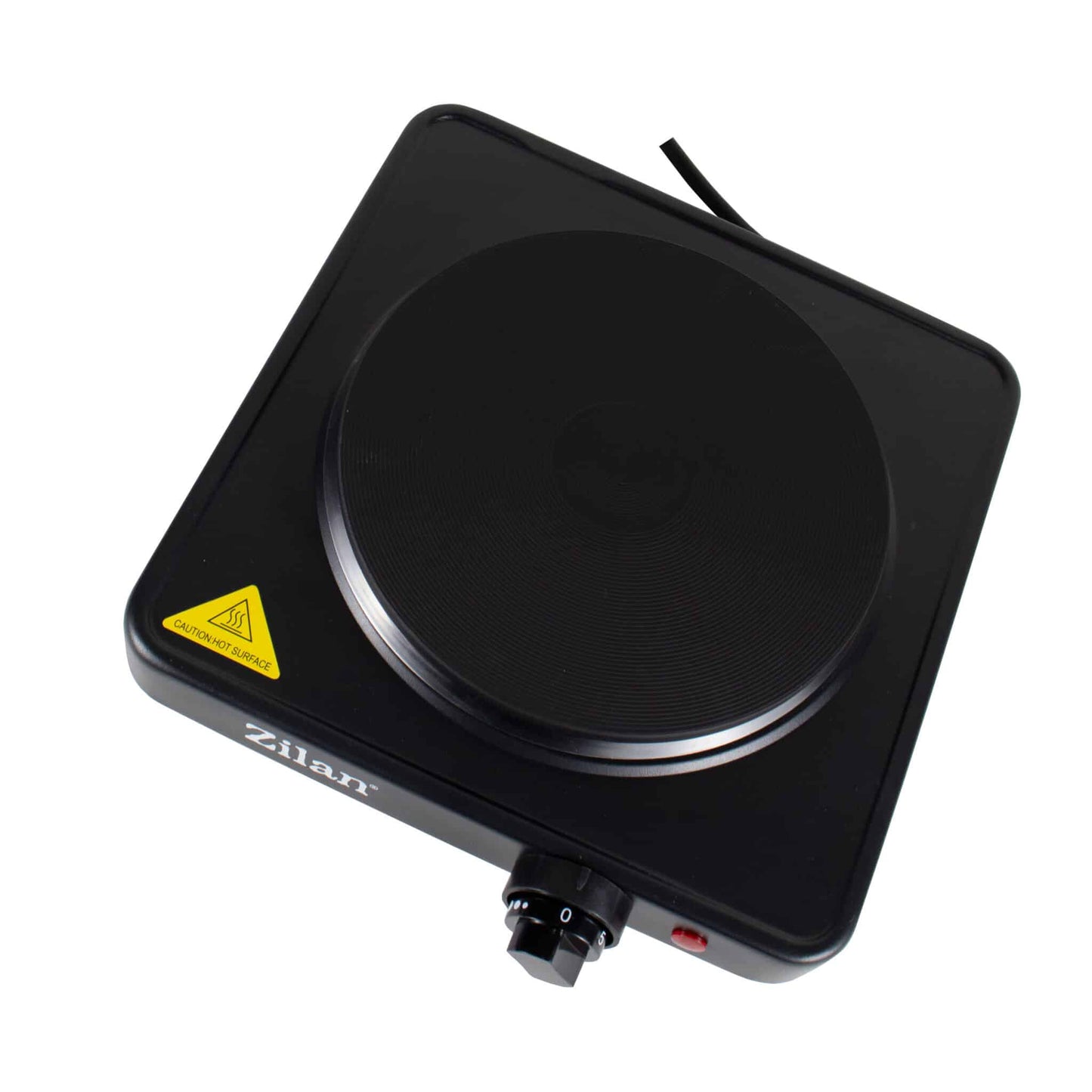 Plita electrica 1 ochi cu termostat reglabil in 5 trepte, putere 1500W, negru / ZLN 2174