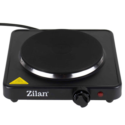 Plita electrica 1 ochi cu termostat reglabil in 5 trepte, putere 1500W, negru / ZLN 2174