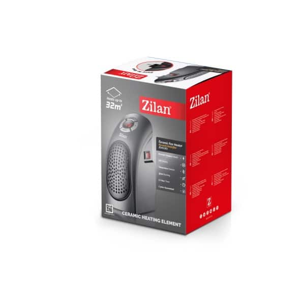 Aeroterma ceramica , Negru, ecran LCD, foarte puternica si compacta / ZLN 2281