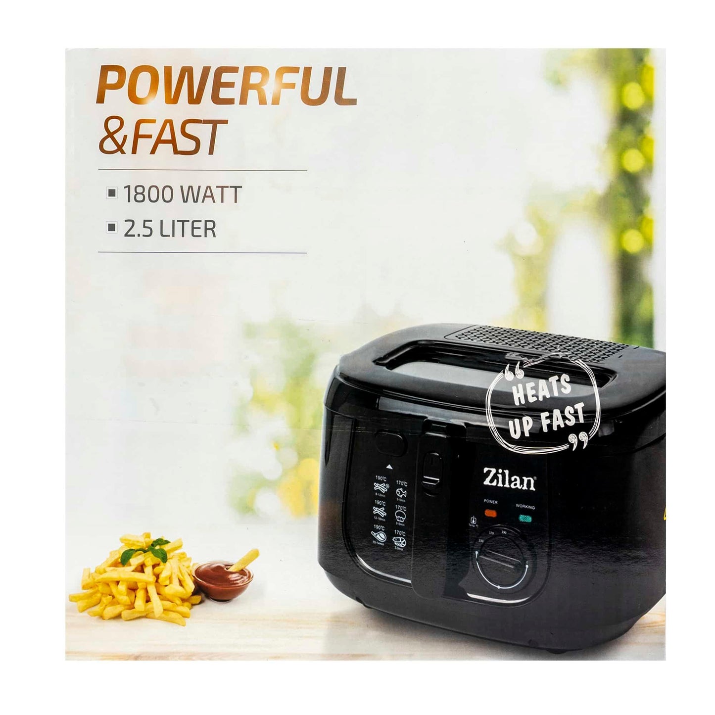 Friteuza, putere 1800 W, capacitate ulei 2.5 l / ZLN 2317 - 221.ro