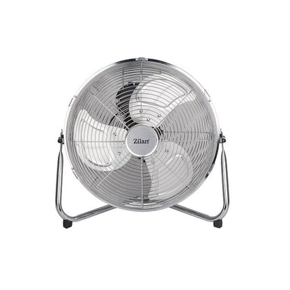 Ventilator rotund cu suport, 3 trepte de viteza, putere 50W, diametru 36cm, inox ZILAN / ZLN 2348