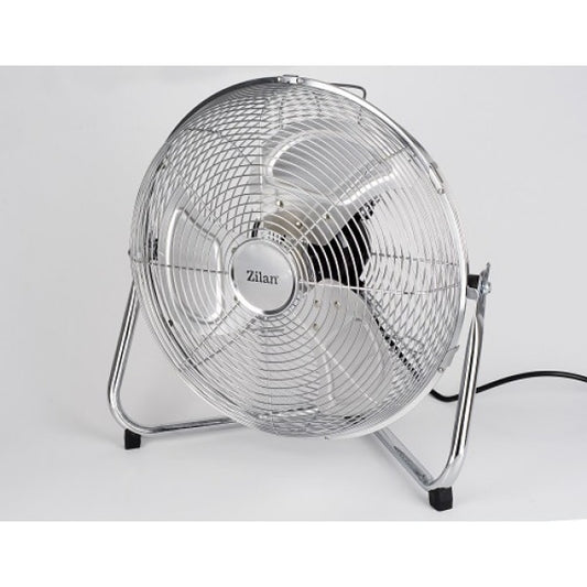 Ventilator rotund cu suport, 3 trepte de viteza, putere 50W, diametru 36cm, inox ZILAN / ZLN 2348