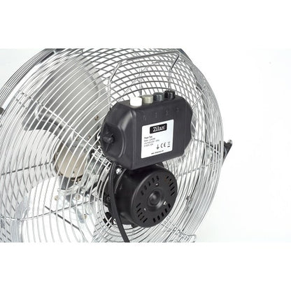 Ventilator rotund cu suport, 3 trepte de viteza, putere 50W, diametru 36cm, inox ZILAN / ZLN 2348